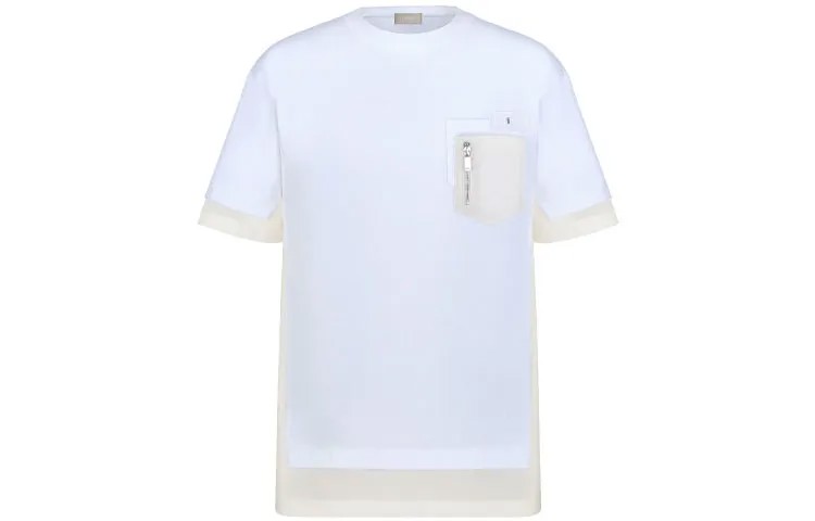 Sacai Quarterly New Products Футболка мужская белая Dior, белый