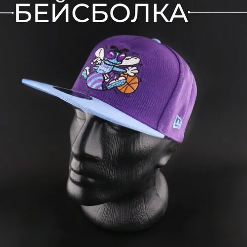 Бейсболка , размер 50/52, фиолетовый