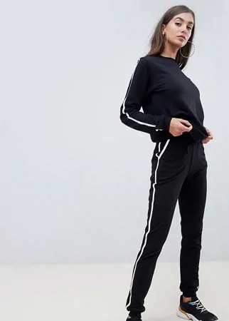 Спортивный костюм со свитшотом и джоггерами ASOS DESIGN Tall-Черный