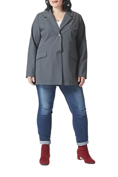 Плащ женский D`imma fashion studio 2059 серый 46