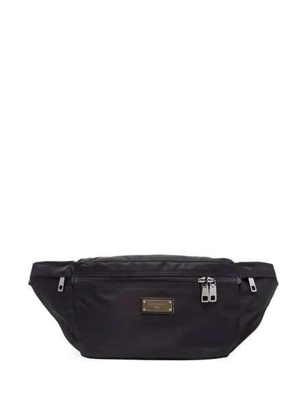 Dolce & Gabbana DG NYLON LOGO BELT BAG BLACK