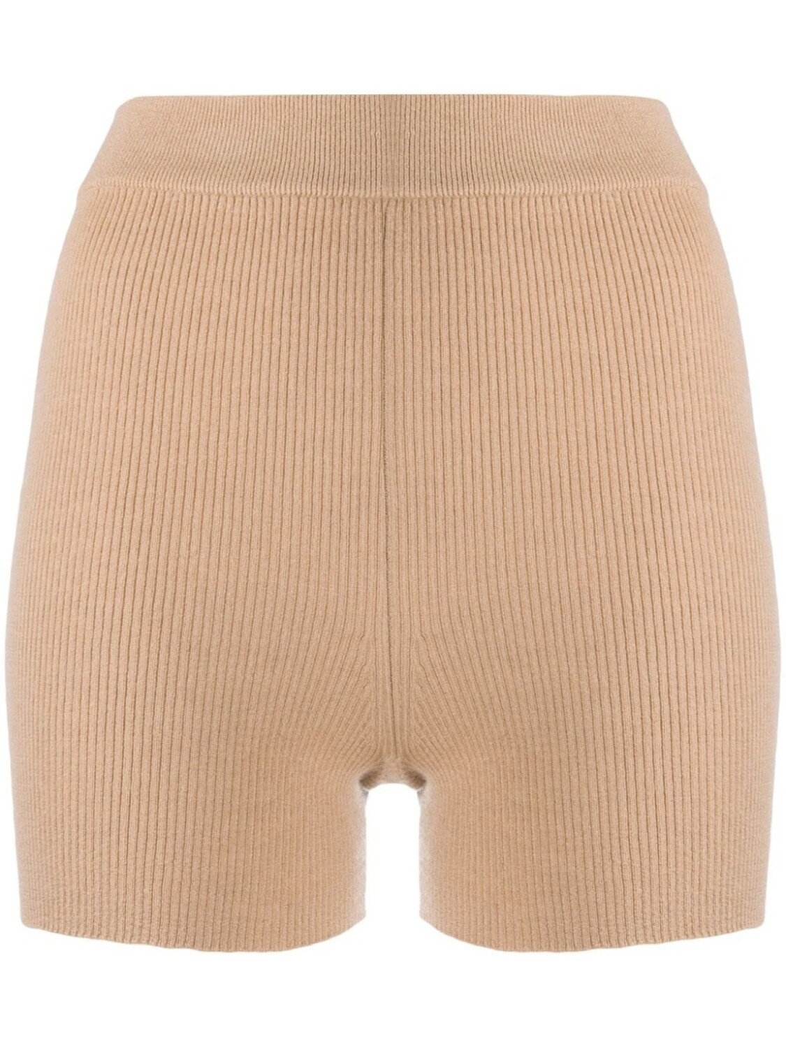 Облегающие шорты в рубчик Cashmere In Love, бежевый