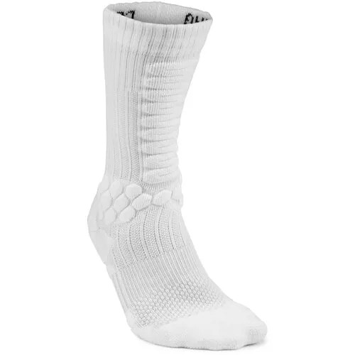 Носки для скейта SOCKS 500 белые, размер: 43/46, цвет: Белый OXELO Х Декатлон