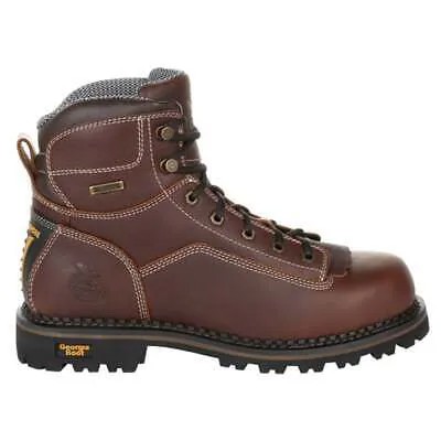 Грузия Boots Logger 6  Водонепроницаемая мужская коричневая рабочая защитная обувь на шнуровке GB00270