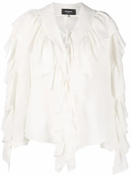 Rochas блузка с оборками