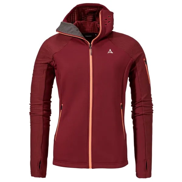 Флисовая жилетка Schöffel Women's Fleece Hoody Rotbach, цвет Dark Burgundy