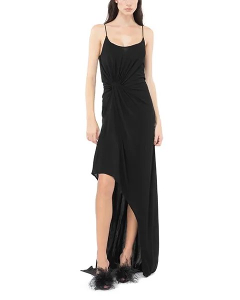 Асимметричное платье макси Capena PINKO, цвет Black