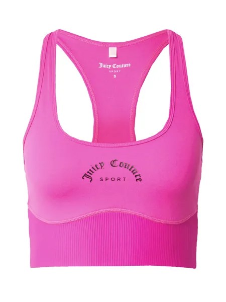 Спортивный бюстгальтер без косточек Juicy Couture, фуксия