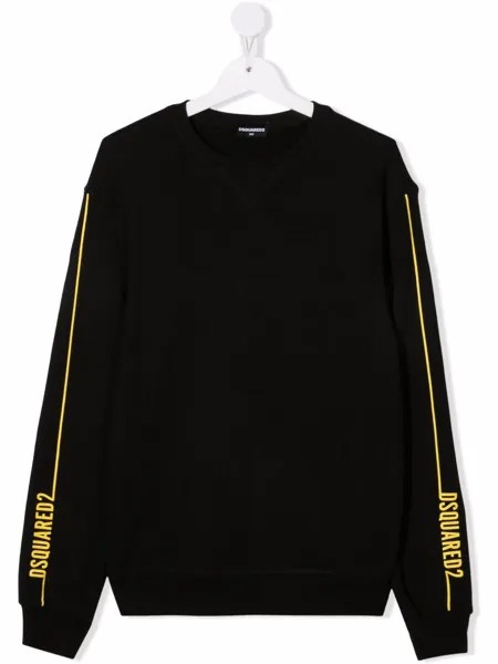 Dsquared2 Kids толстовка с круглым вырезом и логотипом