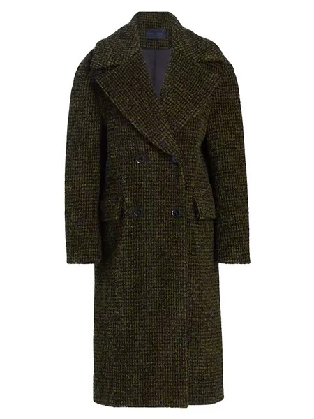 Длинное пальто из букле из шерсти Proenza Schouler, цвет fawn