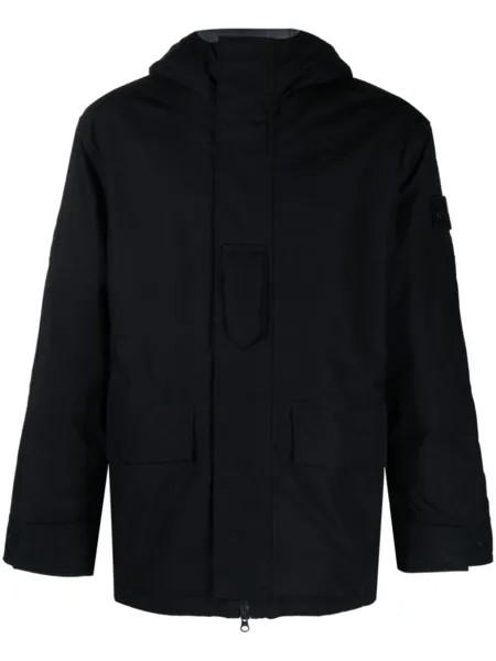 Stone Island куртка с капюшоном, синий