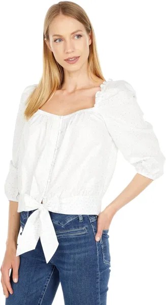Топ Paige Merilee Top, цвет White/Zen Blue