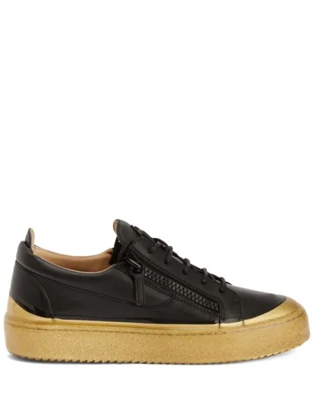 Giuseppe Zanotti кеды Frankie Match с логотипом, черный