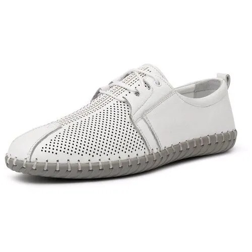 Полуботинки летние мужские TR-DR-2430A PIERRE CARDIN размер 40, белый