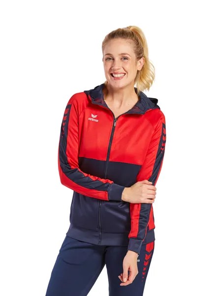 Спортивная куртка erima Six Wings, цвет new navy/rot