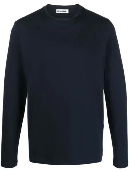 Jil Sander футболка с длинными рукавами, синий