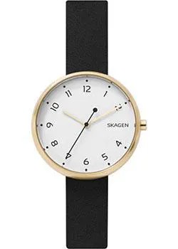Швейцарские наручные  женские часы Skagen SKW2626. Коллекция Leather