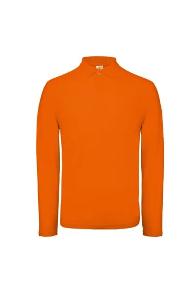 ID.001 Рубашка-поло с длинными рукавами, комплект из 2 шт. B&C, оранжевый