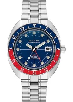 Японские наручные  мужские часы Bulova 96B405. Коллекция Oceanographer