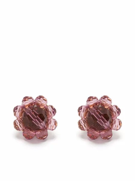 Simone Rocha crystal stud earrings