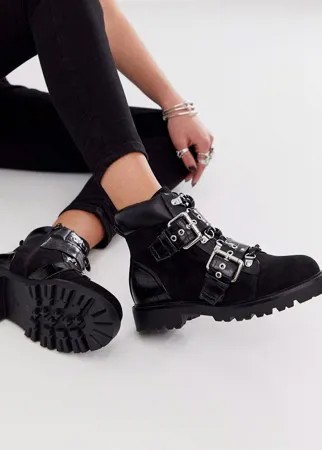 Черные ботинки ASOS DESIGN Avenue-Черный