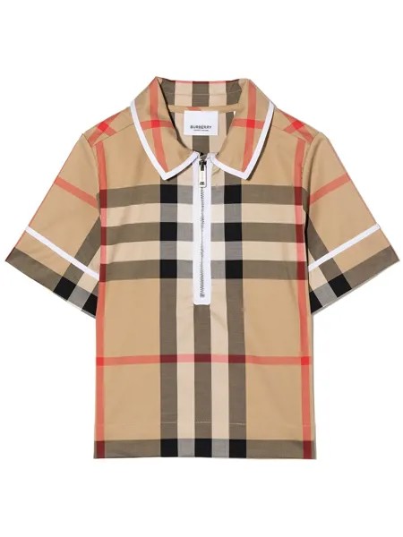 Burberry Kids рубашка в клетку Vintage Check