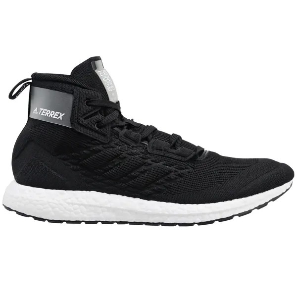 Adidas TERREX Free Hiker MTBR Mens Boost Trail Shoes Mid Boots, черный, ВЫБОР РАЗМЕРА