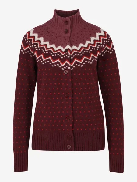 Джемпер женский Fjallraven Ovik Knit, Красный