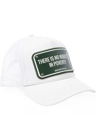 Бейсболка John Hatter & Co 1014 NOBILITY CAP UNI белый+зеленый