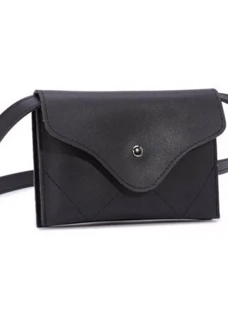 Поясной кожаный женский клатч-конверт: стильная, модная мини-сумка OPS-0151/3