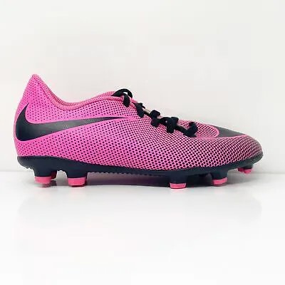 Футбольные бутсы Nike Boys Bravata II 844442-600 розовые, размер 1Y