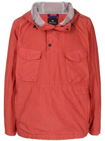 PS Paul Smith hooded cargo-pocket pullover jacket