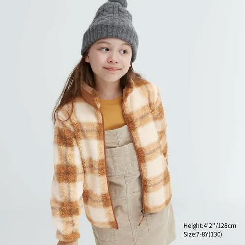 Толстовка Uniqlo, размер 5-6Y(120), бежевый