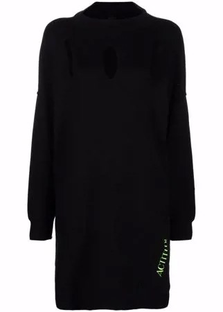 TWINSET трикотажное платье с вырезами