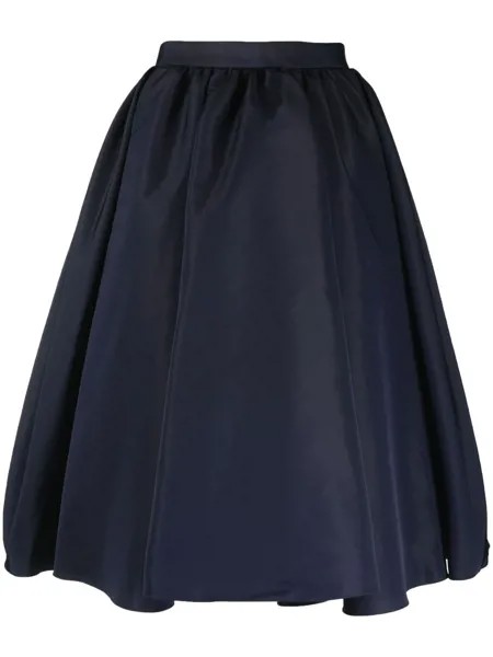 Alexander McQueen юбка миди со складками