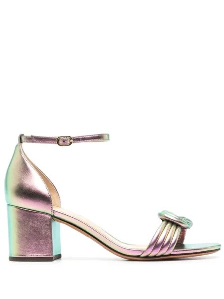 Alexandre Birman босоножки с эффектом металлик, зеленый