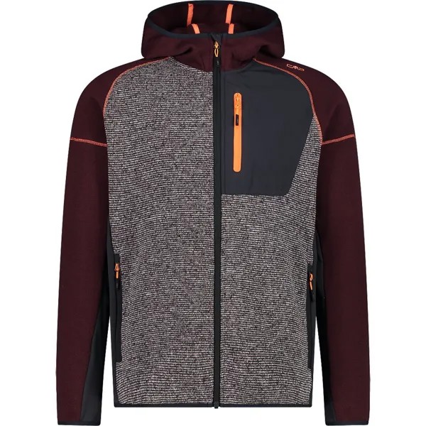 Толстовка на молнии CMP Fix Hood 32H2187, серый