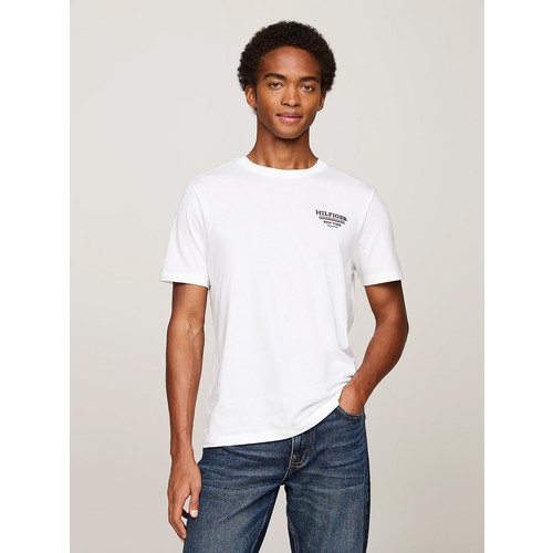 Футболка TOMMY HILFIGER Global Stripe Logo T-shirt, размер XXL, white