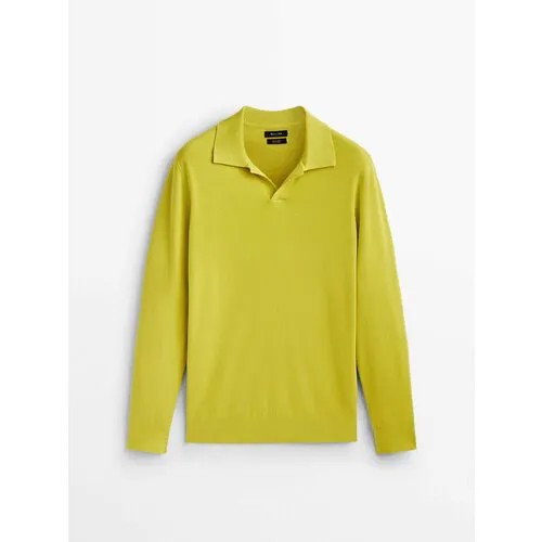 Пуловер Massimo Dutti, размер M, зеленый