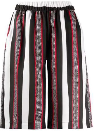 MSGM шорты-бермуды в полоску