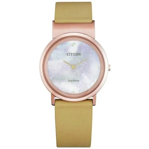 Наручные часы CITIZEN Citizen L, голубой, золотой