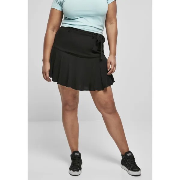 Юбка Urban Classics Viscose Mini, черный