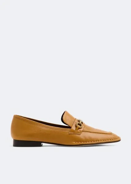 Лоферы TORY BURCH Perrine loafers, коричневый