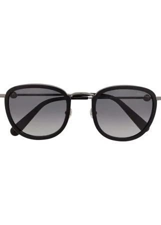 Moncler Eyewear солнцезащитные очки в массивной оправе
