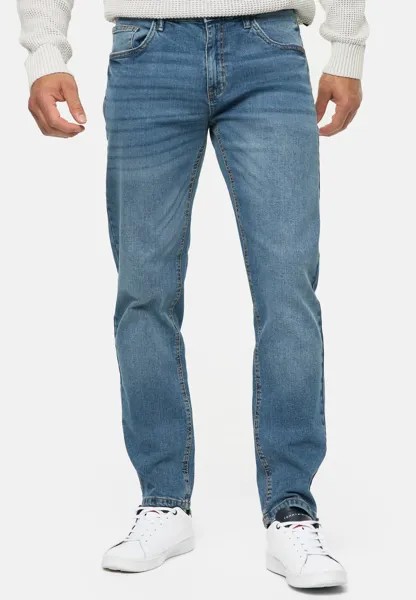 Джинсы Straight Leg INSANTINO INDICODE JEANS, цвет medium dark cloud