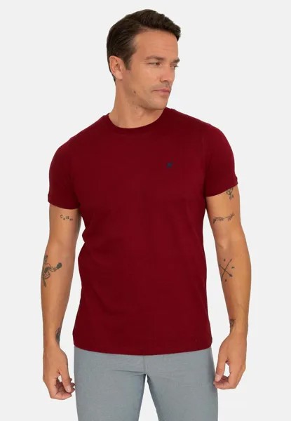 Базовая футболка Pack Of 3 And Logo Detail On The Chest Williot, цвет navy grey bordeaux