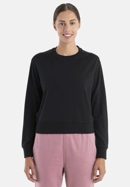 Толстовка MERINO CRUSH II LS SWEATSHIRT Icebreaker, цвет black