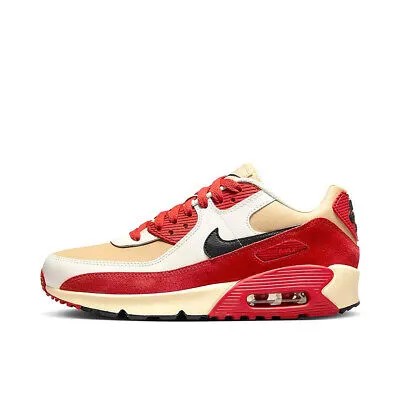 Детские кроссовки Nike Air Max 90 LTR Sesame/Black-Red Clay-Sail для больших детей (CD6864 200) — 7