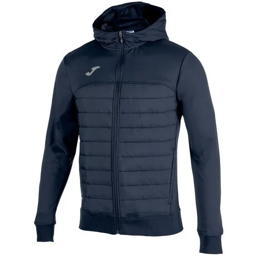 Куртка joma для мальчиков, карманы, несъемный капюшон, размер 4XS, синий