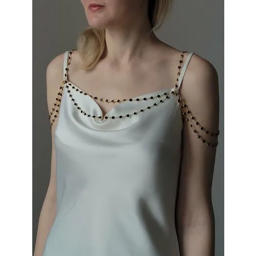 Цепь на тело cosha_brand, 1 шт., черный